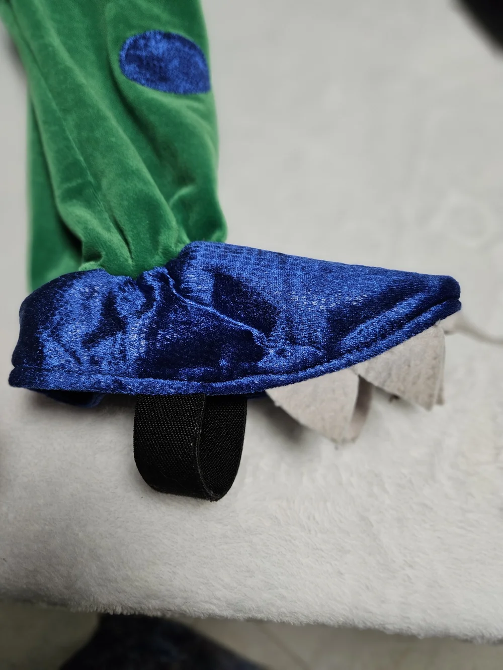 Miniwear Green and Blue Plush Dino Costume with Hood HALLOWEEN 18M